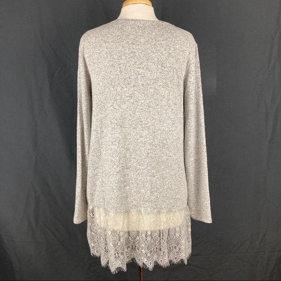 Zara women’s lace sweater tunic top - Picture 7 of 10